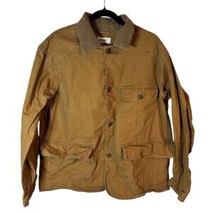 Buck Mason Jacket Chore Mens L  Tan Workwear Rugged Casual – Classic Fit Cotton